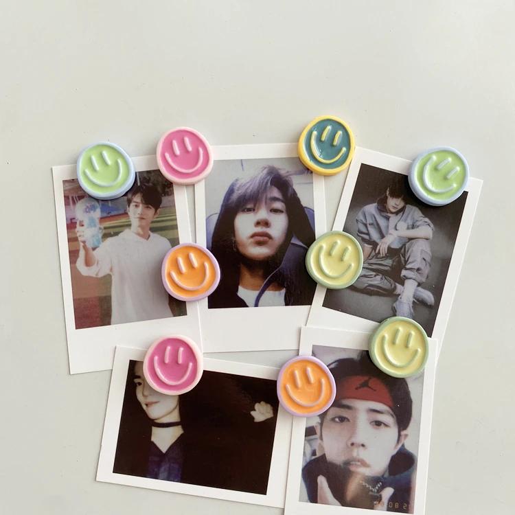 10pcs Cartoon Refrigerator Magnets Nordic Ins Wind Personality Home Whiteboard Decoration Po Message Board