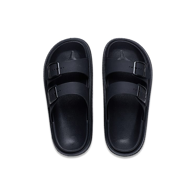 Li Ning Claquettes EVA Silencieuses pour Homme Noir AGAT007-1
