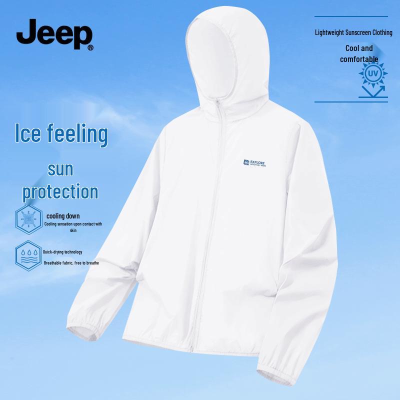 

Мужская легкая охлаждающая куртка JEEP для активного отдыха и защиты от солнца L
