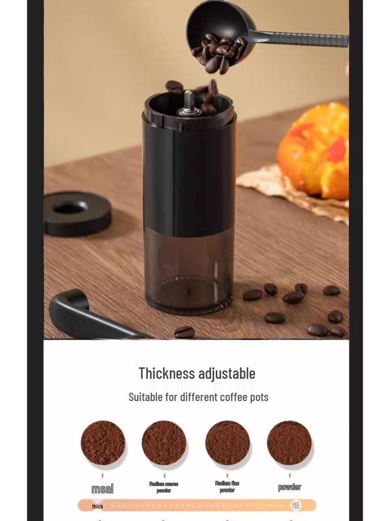 Manual Pour Over Coffee Maker Set with Hand Grinder and Filter Cup