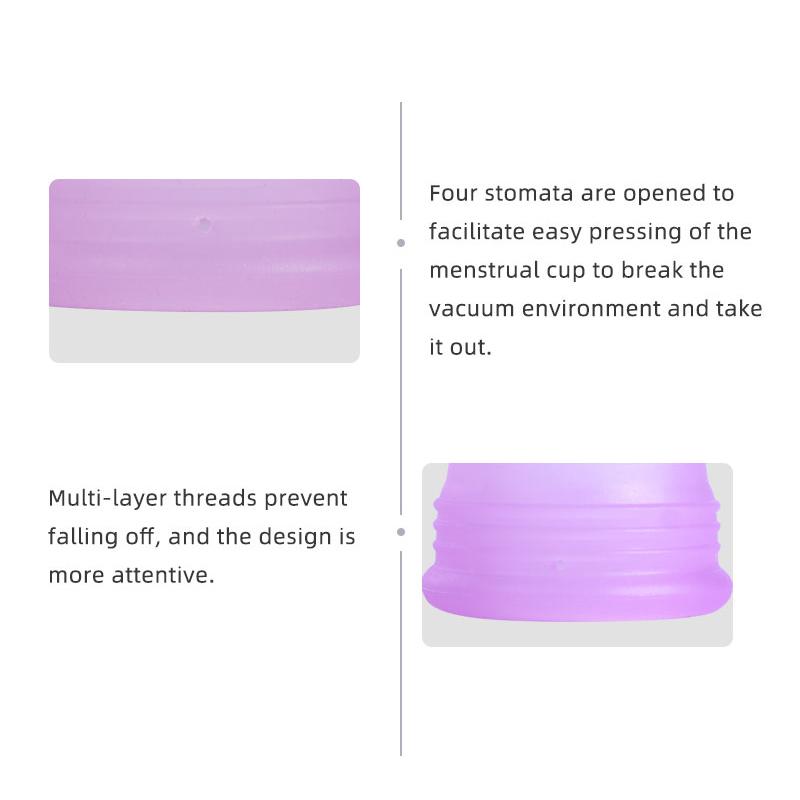 Reusable Cup Menstrual Cups Menstruation Bowl Mentrual Silicon Period Products Silicone Women's Hygiene Health (A18).