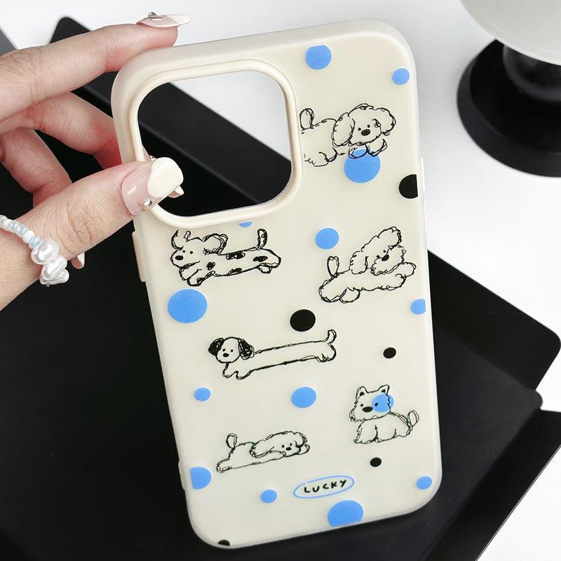 Zhitai Cartoon Jelly Skin Case für iPhone 11/12/14/15/16 Pro Max
