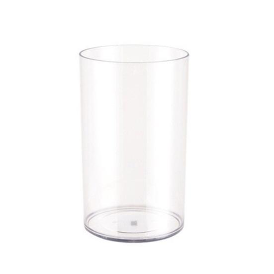 Klar blomster vase til borddekorationer Knusesikker Høj Cylinder Plastik Vase til Bryllupsbegivenhed Hjemmekontor Borddekoration