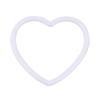 Liebes Herzförmige Fängerringe Kunststoff Traumfängerringe für Valentinstag Hochzeit DIY Bastelarbeiten Wandbehang Dekorationen