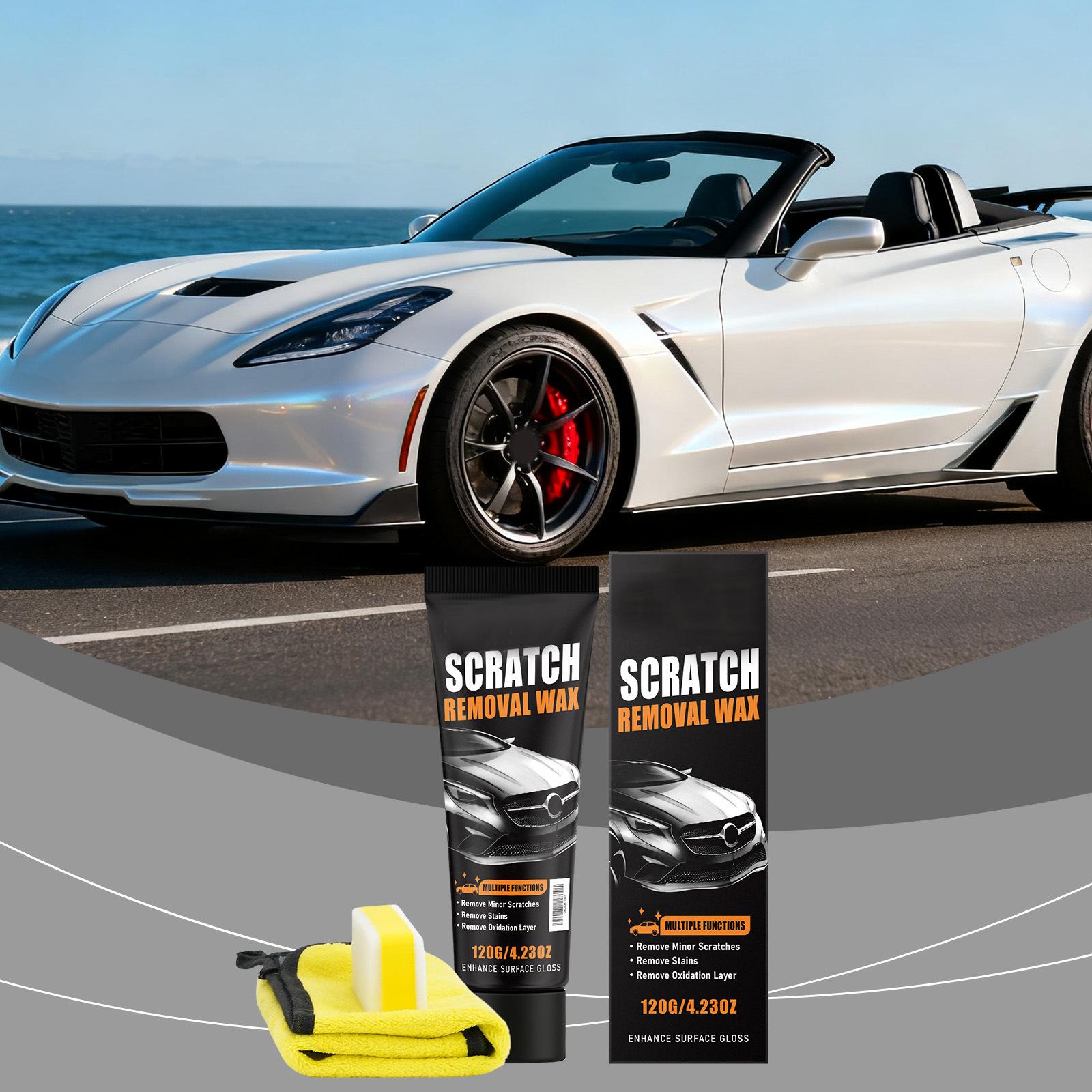 

Remove Scratch Remover, Vehicle Paint Scratch Remover, Scratch Care Cream, Vehicle Paint Cleaning Cream one size белый