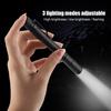 Aluminum Alloy High Power LED Flashlight Outdoor Camping Torch Lamp Light 3 Levels Black