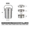 HOCUF 304 Stainless Steel Insulated Multi-Layer Lunch Pot