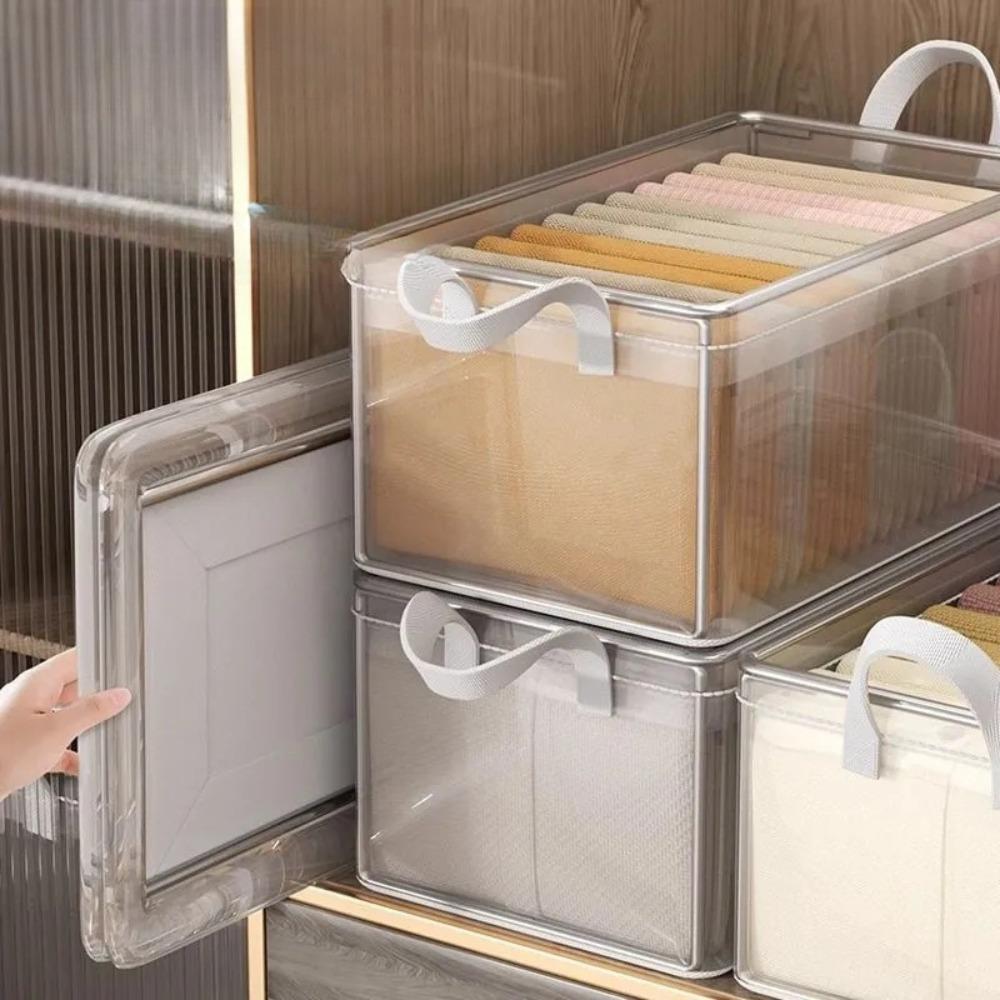 Úložný box na oblečení, domácí voděodolná skříň na prádlo, prachotěsný organizér, prošívaná látka, skládací úložný box