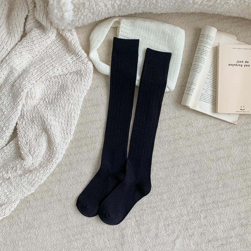 Drawing Stockings Children'S Japanese Jk College Style Long Stacking Socks Spring And Autumn Simple East Gate And Knee Calf Socks