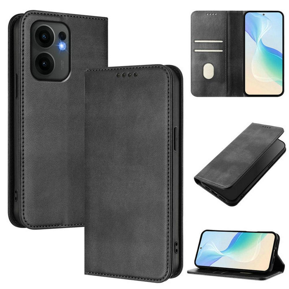 For OPPO Reno 12 13 14 Pro 5G Magnetic Leather Wallet RFID Blocking Funda Reno13 14 FS 13F 13A 14F 12F 12FS Magnetic Flip Cover