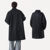 Yucahype Chesterfield Long Melton Fabric Trench Loose Plus Solid Cold Weather School Men's Coat, Coat, Fit, Sizes, Color, Windproof, Jacket, Stylish,