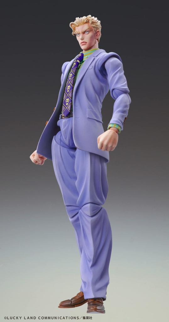 Medicos Entertainment Superfigur, beweglich, Bizarre Adventure, Teil Yoshikage, ca. 160 mm, PVC, ABS, Nylon, bemalt, bewegliche Figur ME22421 „JoJo‘s