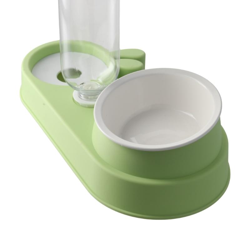 Pet Food Feeders and Waterer Detachable Cats Water Fountain Bowl Food Container Automatic Bowl Supply