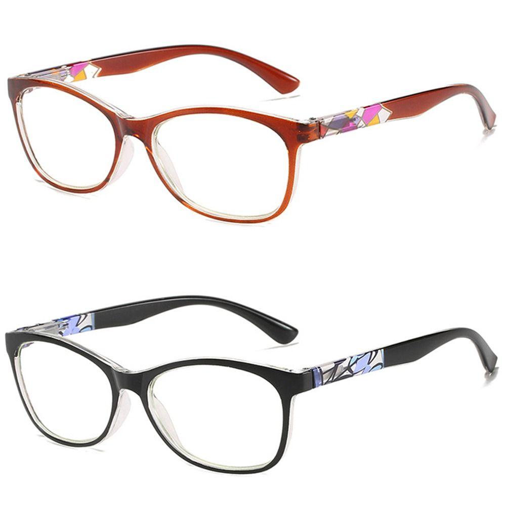 

Fashion Elegant Eye Protection Vintage Eyeglasses Ultra Light Frame Anti-Blue Light Reading Glasses