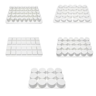 Baking Mold Square Oval Shape Fondant Mold Cake Dessert Making Nonstick Chocolates Heart Cylinder Silicone Mold DIY Tool