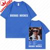 Singer Quevedo Buenas Noches Album Print Tshirt Unisexs Unisex Harajuku Casual Oversized Tee Gothic Short Sleeve Tops