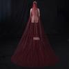 Wedding Veil Long Bridal Veil Glitter Tulle Floor Length for Weddings Bachelorette Party Occasion