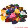 40pcs Colorful Celluloid Guitar with 1pc Storage Box Plectrums for Bass Guitars Variety Thickness Assorted Picks