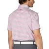 FootJoy Men's Heather Skyway Heather Stripe Short Sleeve Button-Down Golf Shirt, Size L (FJ-S25-S11, 34521-L)