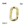 Hiking Snap Bottle Hooks Outdoor Carabiner Spring Oval Rings Handbags Clips Bag Belt Buckles