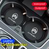 Car Coasters Water Cup Slot Pads Car Cup Holder Insert Mat For Citroen C3 C5 C1 C2 Berlingo Celysee Cactus Picasso Accessories