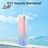 Orthodontic Tip for Braces Cordless Water Flosser 3 Modes 4 Jet Tips 180ml Tank Portable Tongue Cleaning Tool Dental Oral Irrigator Retractable