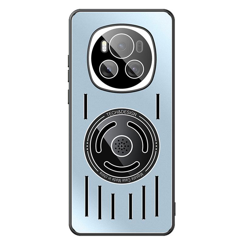 For Honor Magic6 Pro 5G Magnetic Phone Case TPU+Metal Heat Dissipation Shell Built-In Lens Film