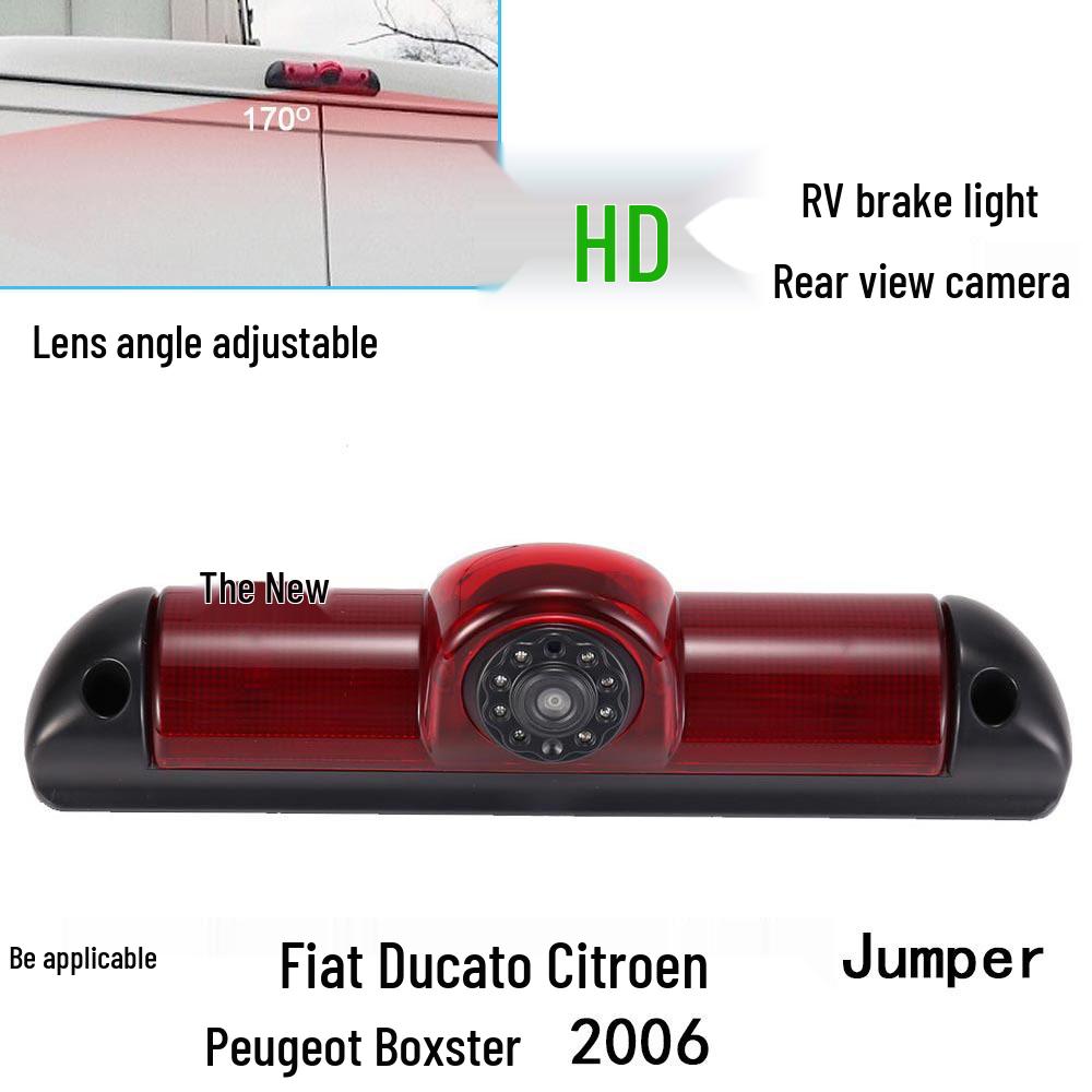 

Fiat Ducato/Peugeot/Citroen Motorhome Rearview Camera with High-Mount Brake Light Plastic