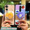 Simplicity Skin feel silicone Phone Case For VIVO V50 Lite 5G Global TPU Waterproof Rotatable stand Anti-knock cute