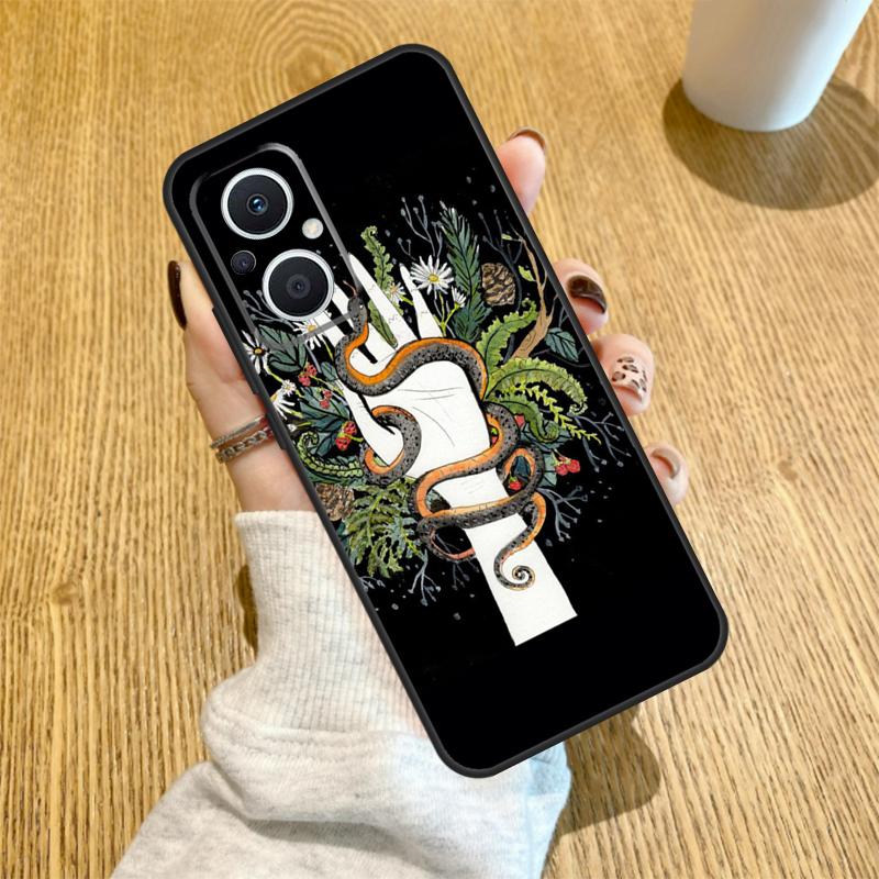 

Чехол Hand Snake для OPPO Reno 14 F 10 11 12 13 Pro 13F 12F 11F 7 8 Lite Чехол OPPO Find X6 X5 X8 X9 Pro OPPO Reno13 F