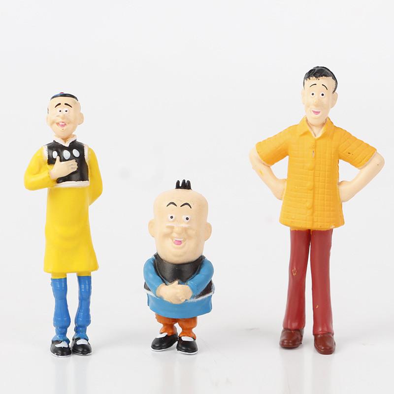 Master Whimsical Old Q Figure Set With Three Pvc Characters For Collectors And Fans