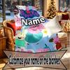 Custom Name Personalized Peppa Pig Print Blankets, Home Decor, Bedroom, Sofa, Camping, Couch, Gifts for Birthday Christmas