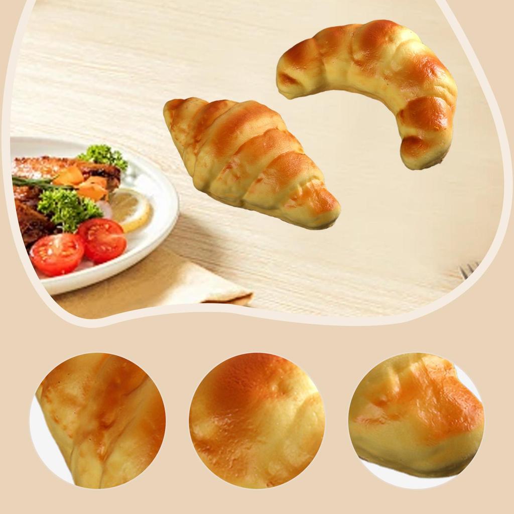 Artificial Bread Decoration Crafts Faux Pastries for Indoor Restaurant Party