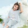 Lyocell English Bollen Girls' Short-Sleeved Set
