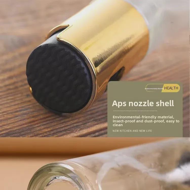 Air Fryer Oil Spray Bottle - High Pressure Glass for Kitchen Cooking and Fat Reduction