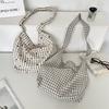 Simple and Lightweight Plaid Messenger Tote Bag New Versatile Shoulder Bag Summer Canvas Bag