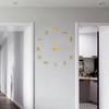 Frameless 3D Wall Clock Silent Clock Wall Clock Sticker Luminous Digital Clock  Home