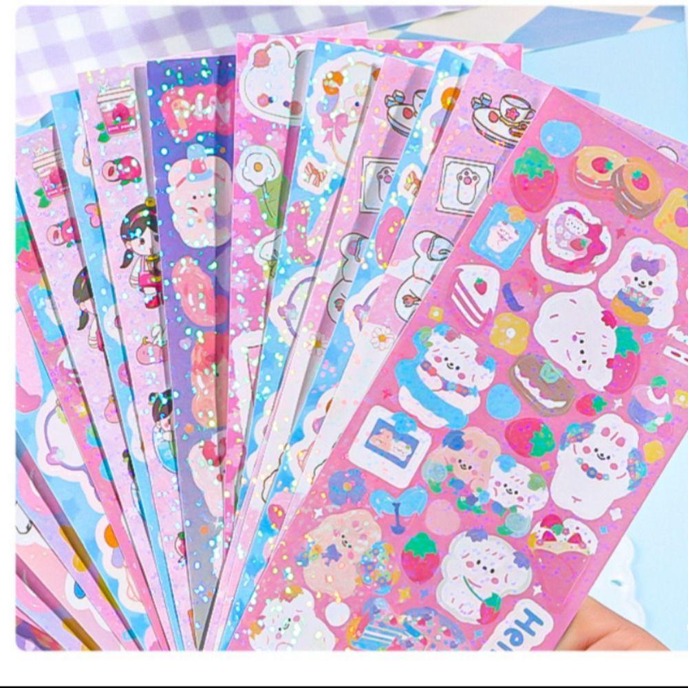 Account Material Guka Sticker Set DIY Keychain Making Kit DIY Handbook Material Sticker DIY Keyring