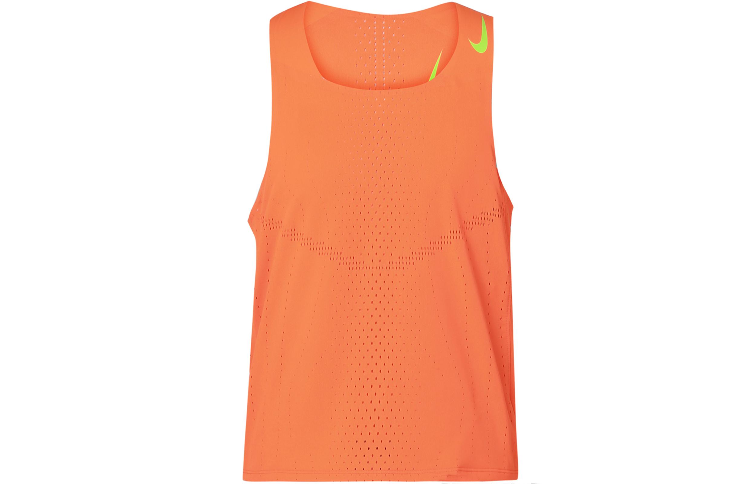 Nike Dri Fit Running Tank Top Men s Orange DM4625-803 XXL