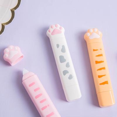 Kedi Pati Düzeltme Bandı Sevimli Kız Kalp Öğrenci Düzeltme Bandı Mini Kedi Çift Başlı Düzeltme Bandı