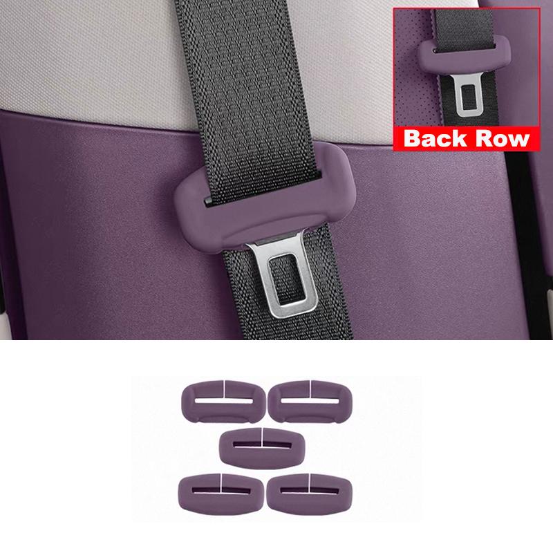 For Changan Deepal S07 2026 Car Safety Seat Belt Silicone Anti-Scratch Cover Button Protective Case Accessories