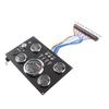 85mm Instrument Panel Gauge Set 24V 0 to 3000RPM Water Temperature Oil   Oil Pressure with Key for Boat Yacht