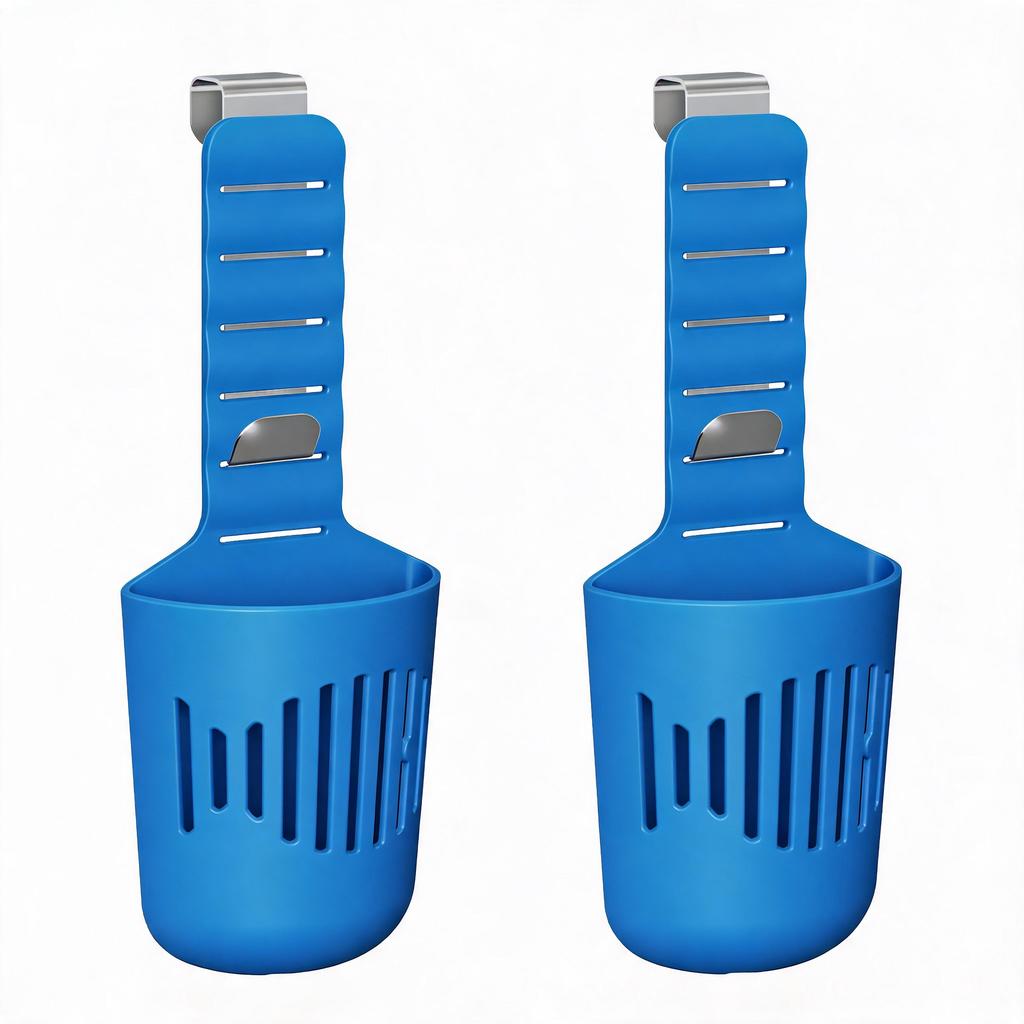 Controlled Release Bleach Tablet Dispenser Adjustable Hanging Holder Storage Basket For Bathroom Toilet Tank Cleaning Tablets