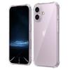 For iPhone 16 Shockproof Case Transparent Phone Cover Case