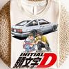 Initial D Shirt, Fujiwara Drift Racing Tee, JDM Car Culture Anime Unisex T-Shirt, Street Racing Japanese Manga Graphic, 90s Retro Racer Gift