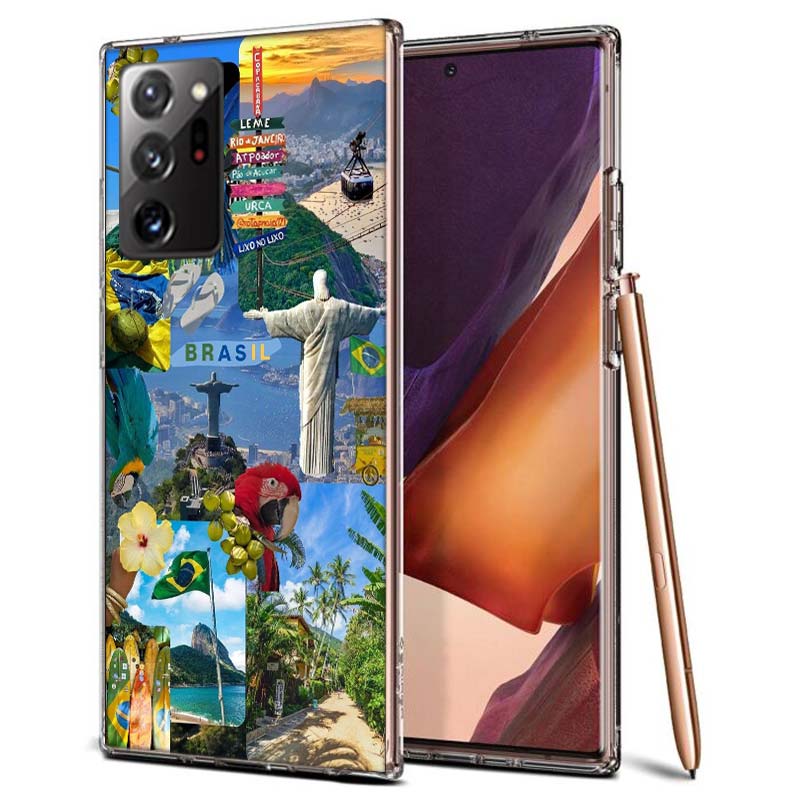 

City Brazil Rio de Janeiro Phone Case for Samsung A55 A35 A25 A15 A07 A05S A16 A17 A26 A36 A37 A56 A57 Galaxy Note 20 10 A50S A7 Samsung A56 5G