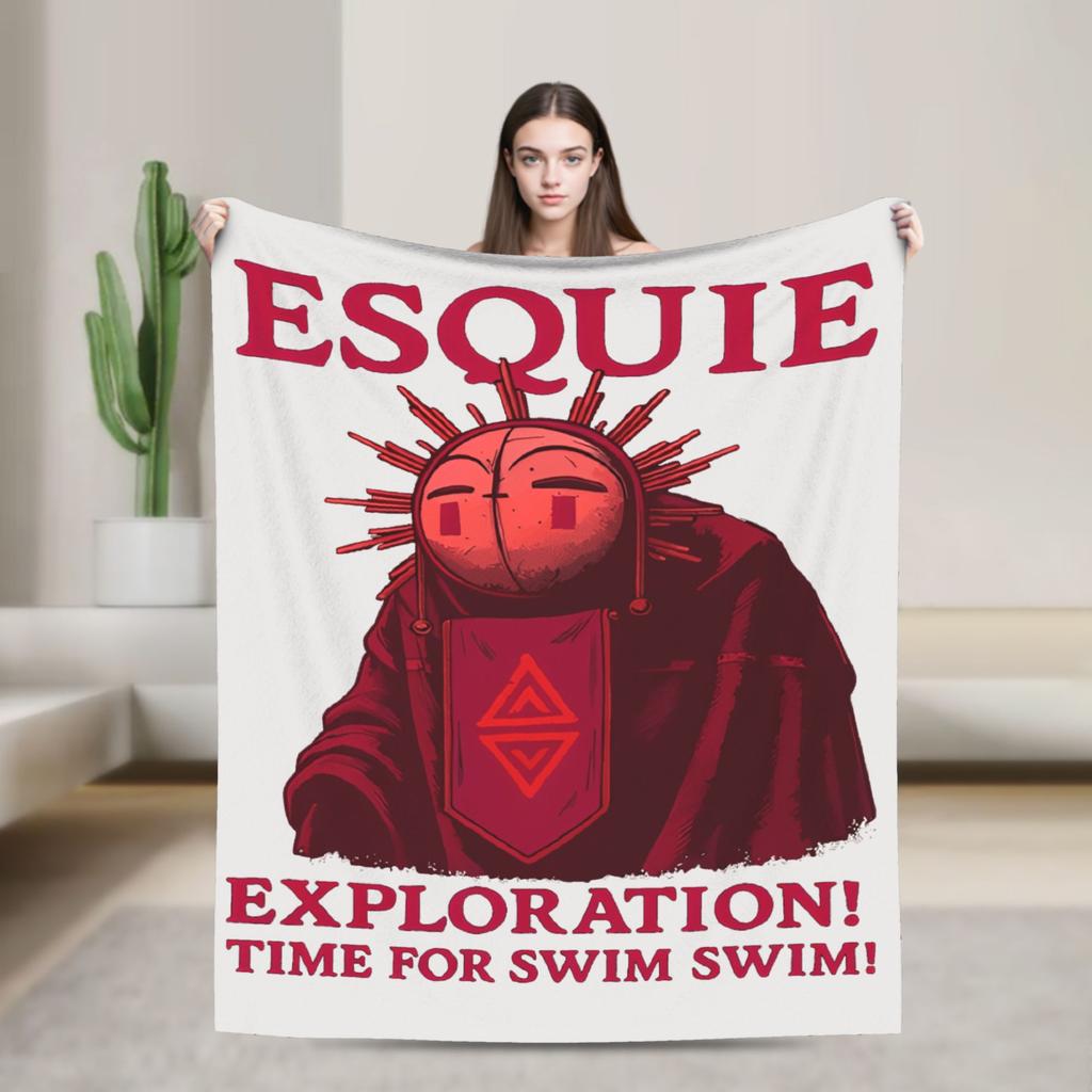 Esquie and rock friends Expedition 33 Blankets  Travel Flannel Throw Blanket For Home Decor Soft Custom Quality Bedspread