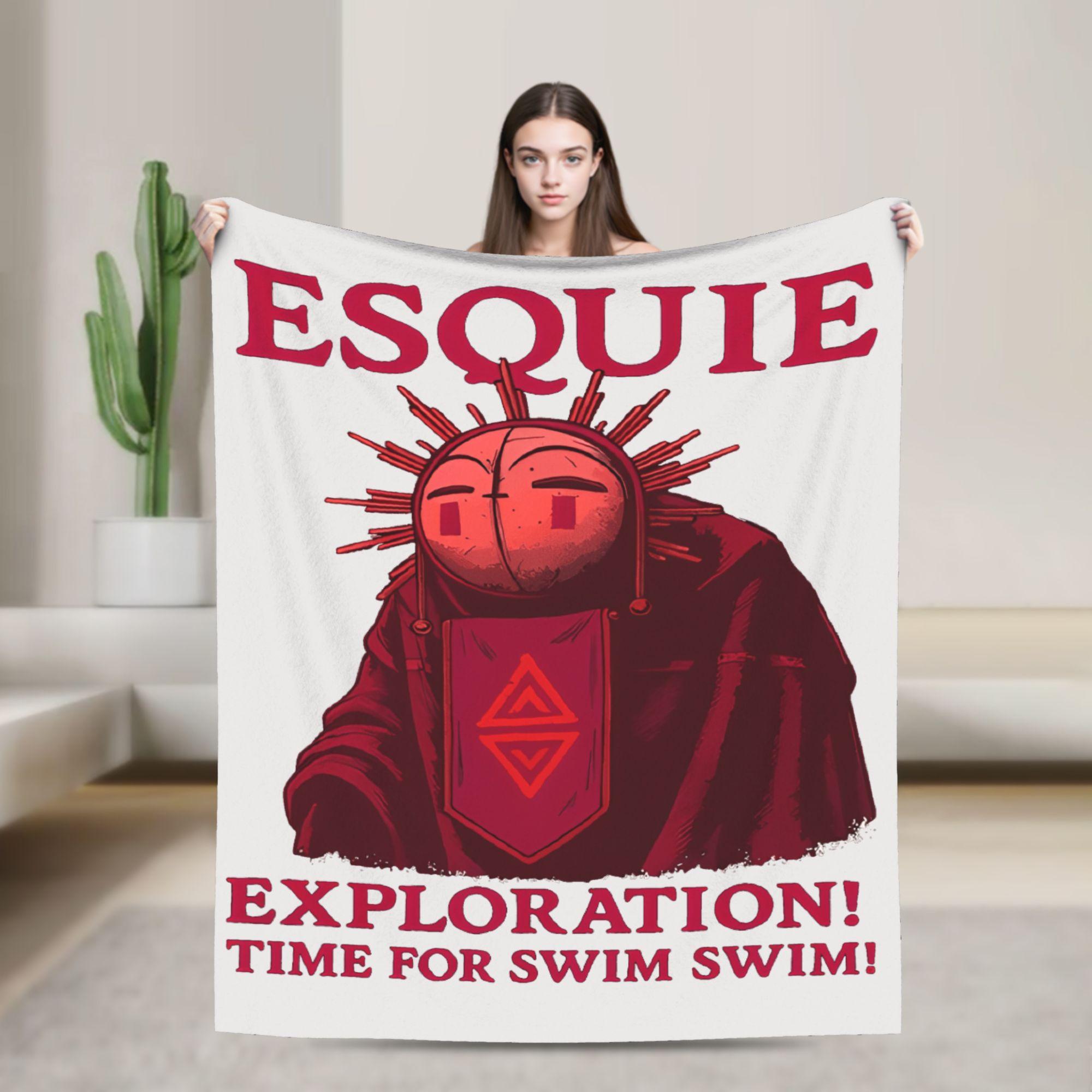

For Those Who Come After Clair Obscur Expedition 33 Flannel Blanket for Bedroom Travel Office Novelty Bedspread Sofa Bed Cover 30x40in