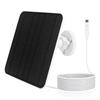 5V 6W Solar Panel IP65 Waterproof Solar Cell Panel Micro USB & USB-C Port 360°Adjustable Mounting for Eufycam 3/3C/2/2C/2 Pro