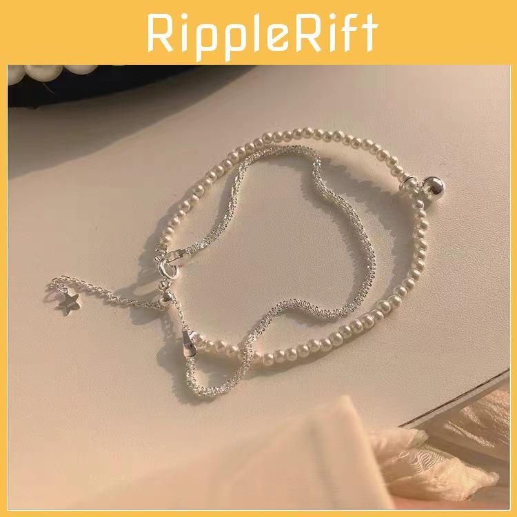 Stylish Doublelayered Pearl Bracelet For Women Fashionable Jewelry Highend